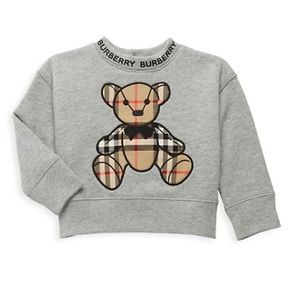 SOLD —— Burberry
Unisex Danny Check Bear Sweatshirt - Baby